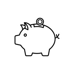 Obraz premium Cute Cartoon Piggy Bank Illustration for Financial Saving Concepts