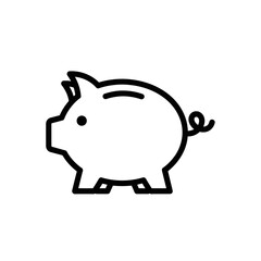 Obraz premium Cute Cartoon Piglet Illustration for Kids and Children?s Themes