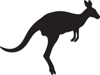 Fototapeta premium Kangaroo Silhouette