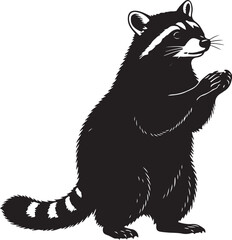 Raccoon Silhouette