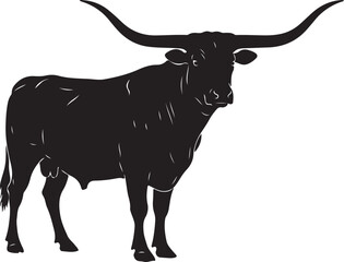 Texas Longhorn Silhouette