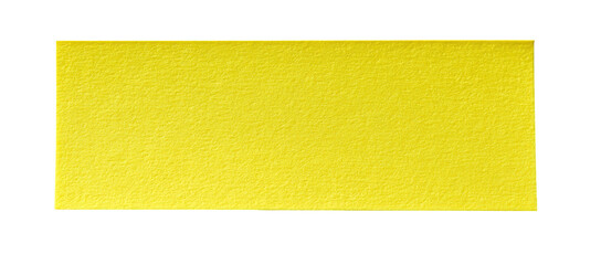 Solid yellow rectangle with textured surface