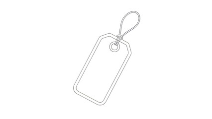 Fototapeta premium A dog tag isolated on transparent background with a chain and ring attached