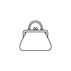 Obraz premium Minimalist Handbag Line Art Illustration for Fashion and Accessory Design