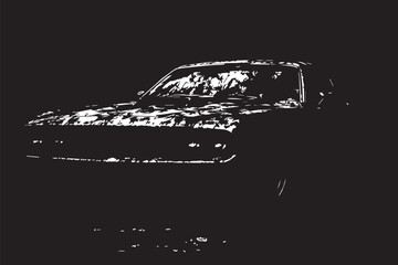 Abandoned Muscle Car Grunge Decay