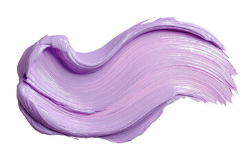 Lavender-toned cosmetic smear, swirled and textured