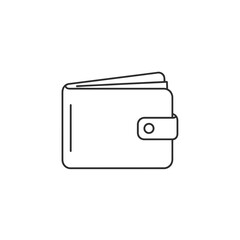 Minimalist Wallet Icon for Financial and Business Use