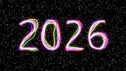 Obraz premium Nouvelle année 2026