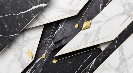 Marble Abstract Shapes.
