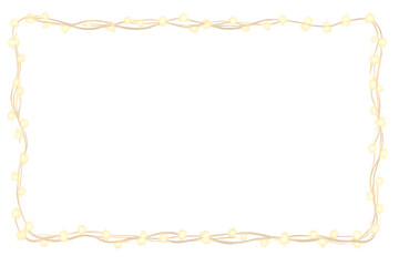 Obraz premium Golden glowing horizontal sparkle line with bokeh effect for banner