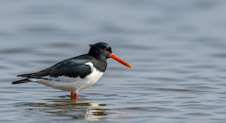Oystercatcher in Water.