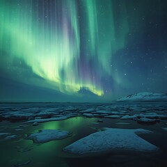 Nordlichter in der Polarrgion