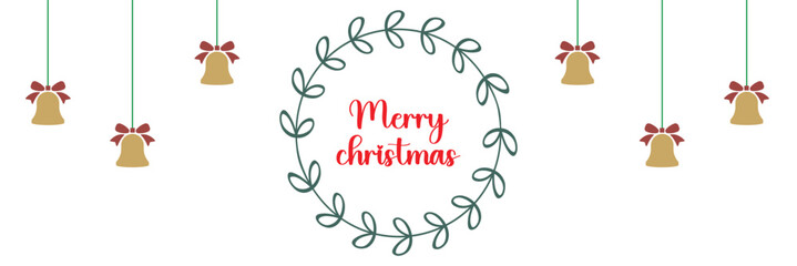 Merry Christmas hand lettering calligraphy isolated on white background. vector holiday illustration element. merry Christmas script calligraphy. eps 10 .