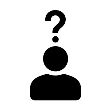 man with question mark