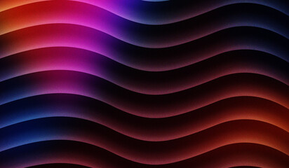 colorful wavy lines abstract background with gradient colors