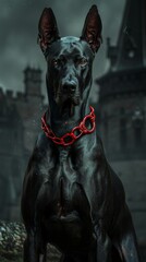 A Dominant Doberman with a Powerful Presence