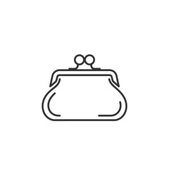 Obraz premium Simple Handbag Icon Line Drawing for Fashion and Accessories Design