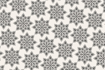 Fototapeta premium seamless damask wallpaper pattern vector illustration