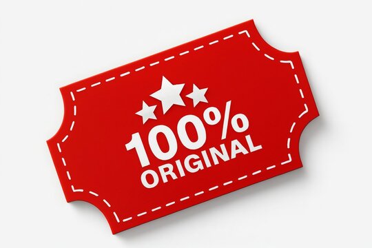 Guarantee of authenticity and quality with 100 percent original label