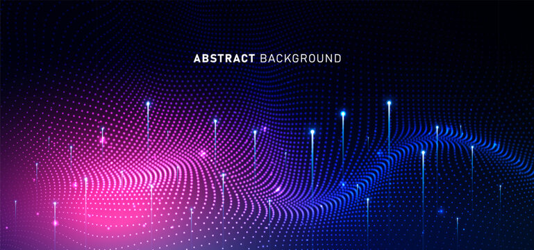 Abstract digital technology futuristic circuit blue pink background, Cyber science tech, Innovation communication future, Ai big data, internet network connection, Cloud hi-tech illustration vector