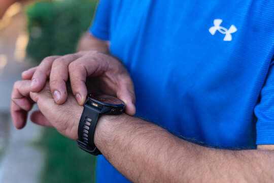 11.07.2025 - Kyiv, Ukraine: Garmin Forerunner 970