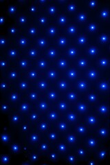 Minimal Blue LED Dot Matrix