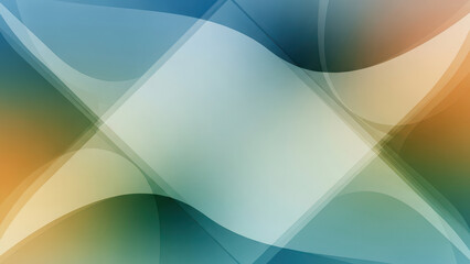 Modern abstract geometric background with soft gradient and curved shapes overlay.