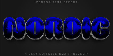 Nordic Viking Saga Vector Fully Editable Smart Object Text Effect