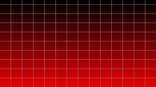 Seamless grid Background moving from left to right on a black background. Grid Background Horizontal Loop Animation right. dark grid pattern background moving from left to right