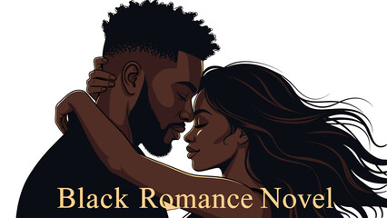 A romantic couple embracing in a tender moment of love and affection together