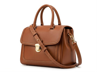 brown leather bag