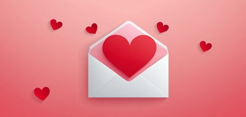 romantic hearts background
