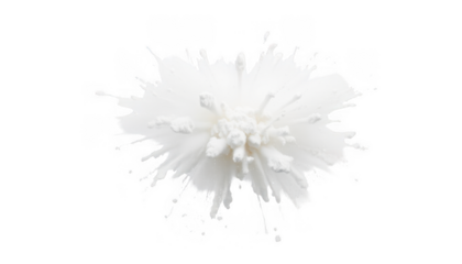 Explosion of white powder