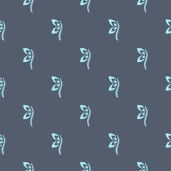 Fototapeta premium Human spine care seamless pattern isolated on color background