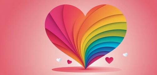 romantic hearts background