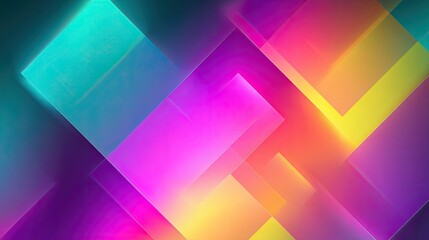 Colorful neon geometric pattern