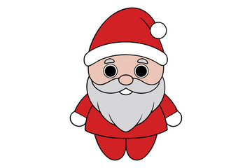 Christmas santa claus white background 