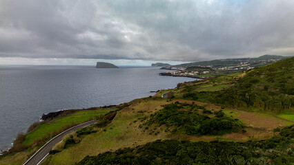Linha costeira da ilha Terceira 