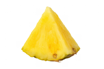 Pineapple fruit slice yellow tropical food snack