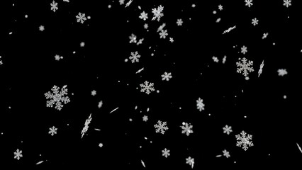 Snow Sparkles isolated on transparrent background