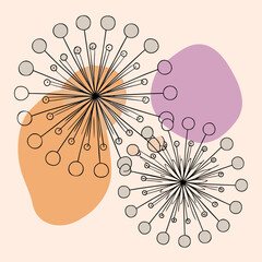 abstract flower background