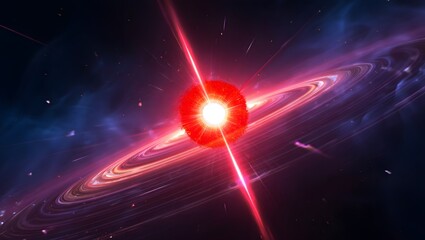 Blood Red Supernova Sphere