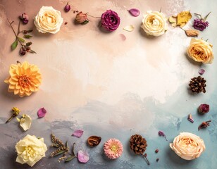 Flower Overlay background