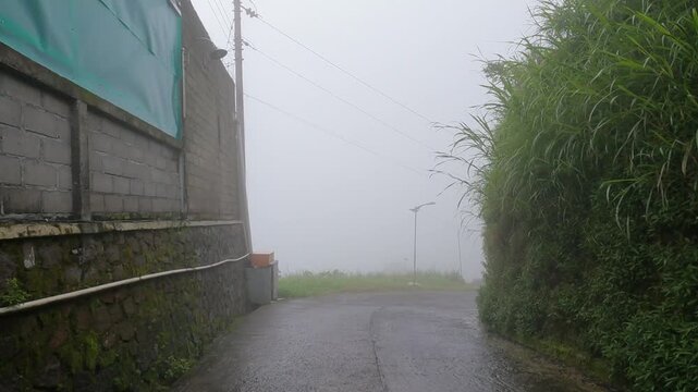 POV Motorcycle Riding: Java, Indonesia, South East Asia: Scenic POV Motorcycle Ride Along Mount Merbabu