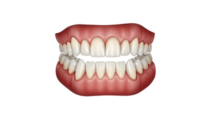 Obraz premium Dental teeth illustration ideal for medical, healthcare, and educational concepts.