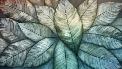 Organic Leaf-Texture Abstract Background with Soft Blur for Natural, Eco-Friendly, and Modern Design Projects