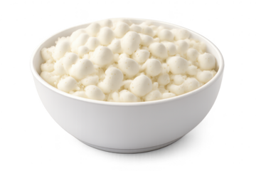 Bowl of Popped Sorghum on transparent background for healthy eating
