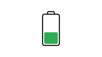 Battery icon with approximately 30% charge