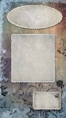 Cozy Social Media Story Template Featuring Soft Frosted Edges for Winter and Seasonal Design