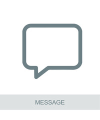 Naklejka premium Message